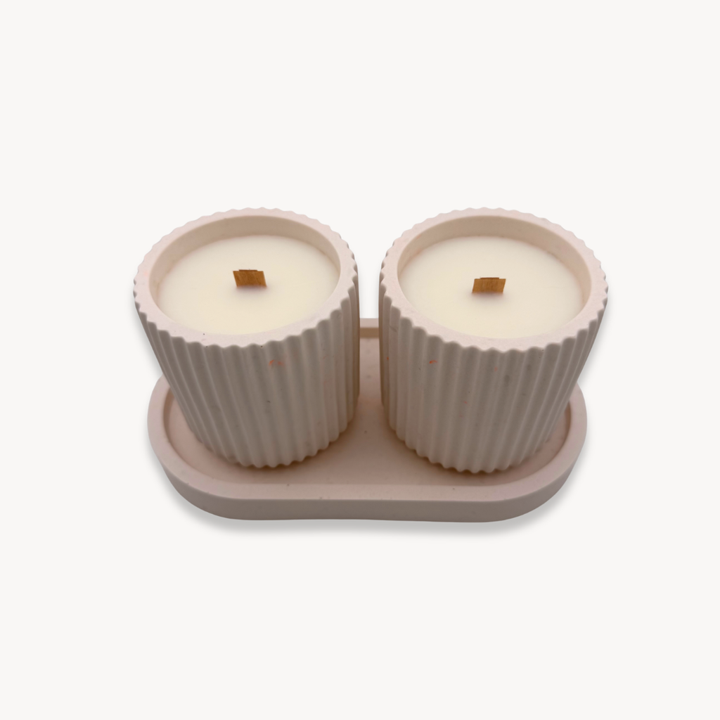Bougie Ondine rose